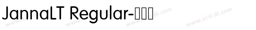 JannaLT Regular字体转换 JannaLT Regular字体转换